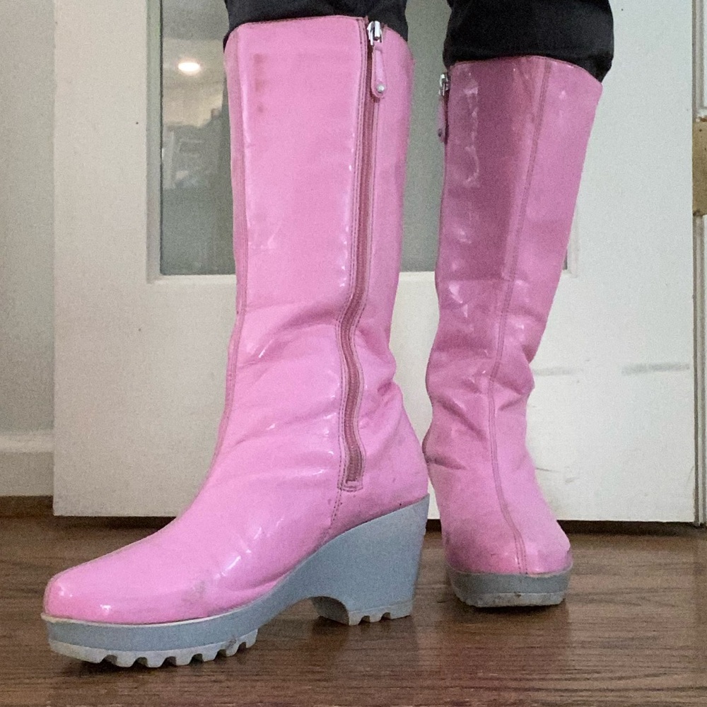 Pink Go-go boots, Size 8 Women’s